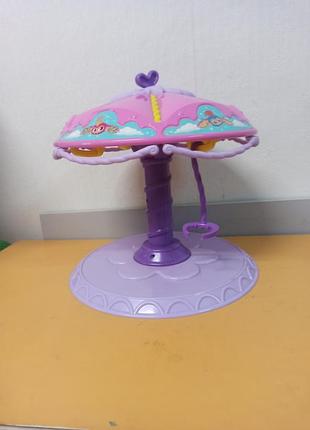 Карусель для интерактивных обезьянок fingerlings, игровой набор wowwee fingerlings twirl-a-whirl carousel playset,