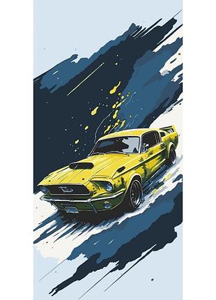 Картина по номерам "ford mustang" 12504-ac 40x80 см