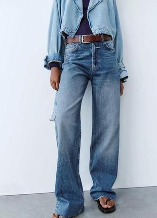 Джинси жіночі zara wide leg