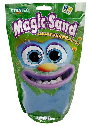 Креативное творчество "кинетический песок magic sand" 39404-3 голубой 1 кг