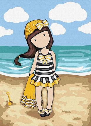 Картина за номерами "beach belle santoro gorjuss collection" kho8677, 30х40 см