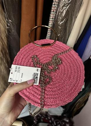 Сумочка плетена h&m, 2