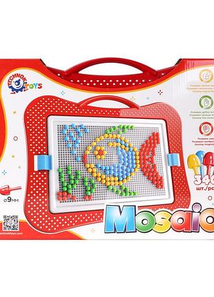Игрушка "мозаика 4 технок", арт.3367txk, 340 фишек