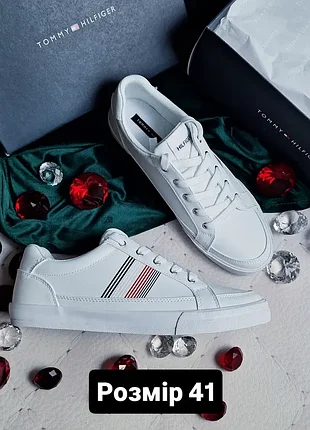 Tommy hilfiger оригінал білі класичні кеди