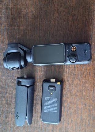 Djiosmo pocket 3 + battery handle + штатив + чехол