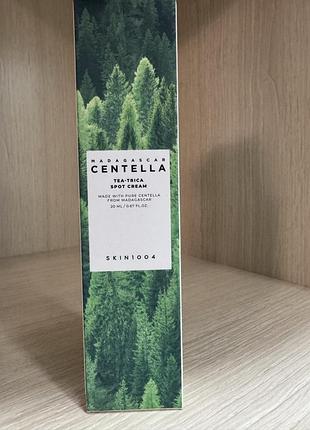 Точковий крем для проблемних зон skin1004 madagascar centella tea-trica spot cream 20ml