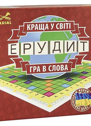 Настільна гра ерудит. гра в слова arial 910107 укр. мовою