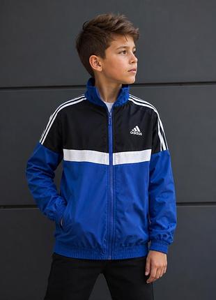 Adidas олімпійка / вітровка / спортивна кофта / зіпка для хлопчика 9–10 років, 140 см