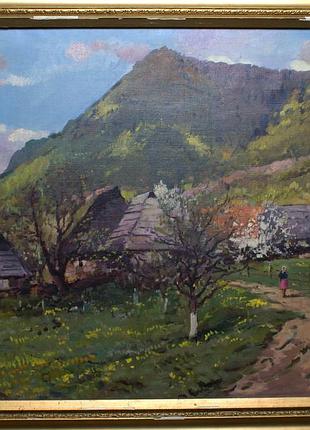 Нар. худ.ссср бокшай й.й. (1891-1975) х.м. раз. 67х 87.5 см. 1960 г. академик худ. сср.
