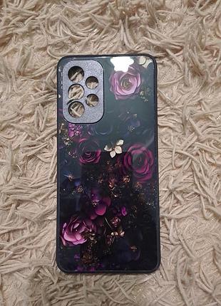 Чехол с цветами на samsung galaxy a33-5g