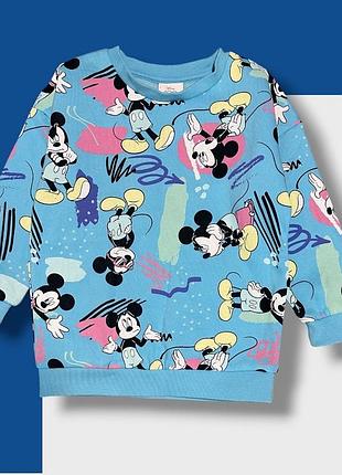 Tu теплий світшот disney кофта на флісі 3-4 роки 99-104 см