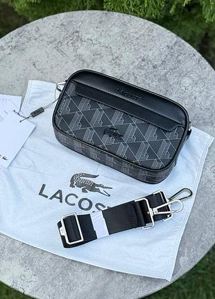 Сумка lacoste/сумка лакост/сумка чоловіча/сумка lacoste monogram