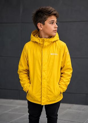 Mountain warehouse pakka kids waterproof jacket, жовтий дощовик, 152/158 см , 11–12 років