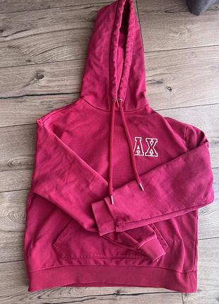 Худі armani exchange (a|x) рожеве