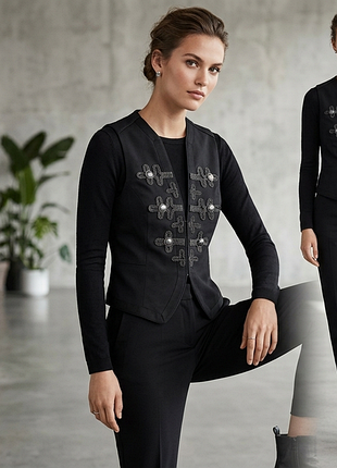 Жилет h&m, стім панк, готік, мілітарі
