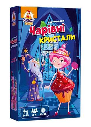 Настольная развлекательная игра "волшебные кристаллы" vt8077-04, 50 карт