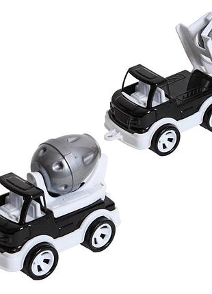 Детская бетономешалка "mini matik" 002/3bms(black) вращающийся барабан, 13,5 см
