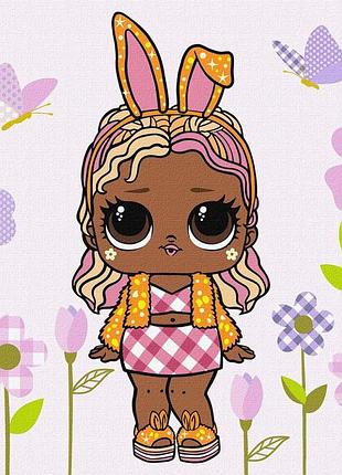 Картина по номерам "l.o.l. surprise! hiphop4lyfe bossbunny" kho1103, 40х40 см