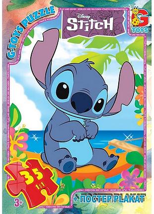 Дитячий пазл "stitch" sc601 постер 35 елементів