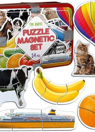 Набор магнитных пазлов magdum "baby puzzle" ml4031-62 en