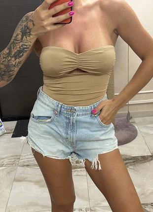 Шорти джинсові zara та боді