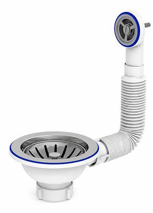 Выпуск резьбовой fado 3 1/2" (113мм) круглый перелив