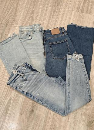 Джинсы лот женские zara р.36