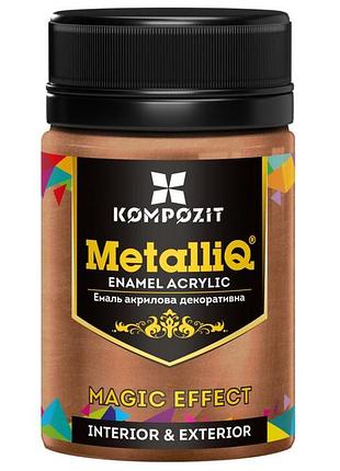 Эмаль акриловая metalliq® банка 70 г, 70 г, бронза