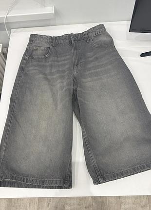 Шорти чоловічі bershka джинсові сірі