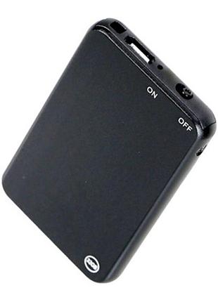 Мини диктофон брелок с активацией голосом nectronix v15, 32 гб памяти, 30 часов записи, черный
