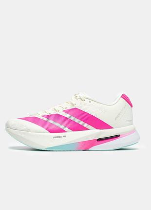 Бігові кросівки adizero boston 13 bright pink. кросівки для спорту