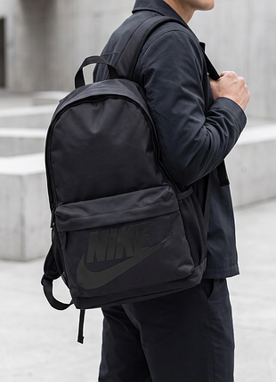 Рюкзак черный спортивный nike, портфель школьный найк