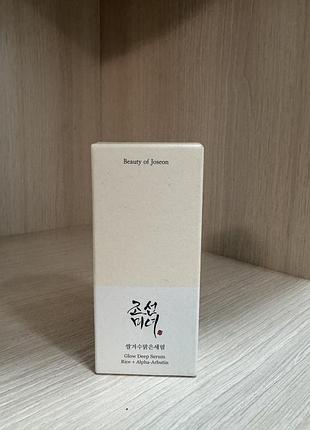 Сироватка для рівного тону та сяйва beauty of joseon glow deep serum: rice + alpha arbutin 30ml