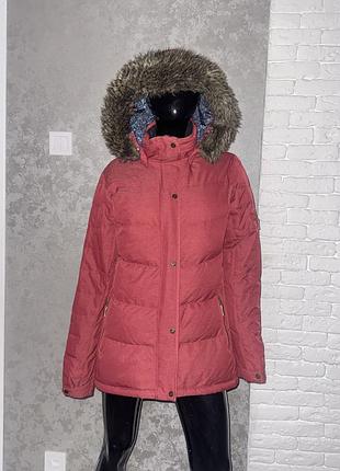 Лижна куртка пуховик з капюшоном roxy, xl