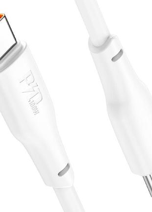 Кабель hoco type-c to type-c force fast charging data cable x93 |2m, 100w| (white) 000009430 4