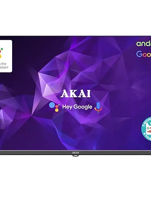 Led smart,android google tv телевизор akai ak32d22g