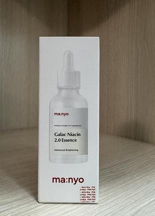 Есенція посилена з галактомісісом і ніацинамідом manyo galac niacin 2.0 essence 30ml
