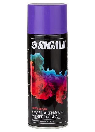 Эмаль аэрозольная акриловая 400мл ral 4005 фиолетовый глянец sigma (2737131)