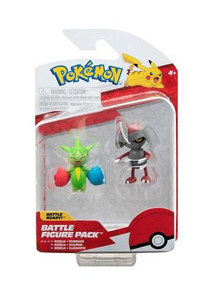 Набор игровых фигурок pokemon w15 - поньард и разелия