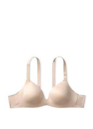 Victoria’s secret praline nude push up non wired lightly lined bra 32dd 70e новий оригінал