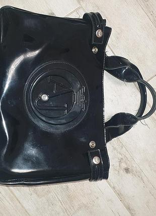 Сумка лаковая armani
