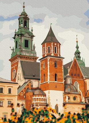 Картины по номерам «вавельский замок в кракове» bs53431 (48x60 см l)