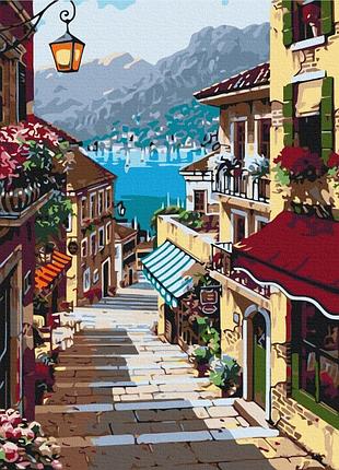 Картина за номерами "італійська вуличка" bs51962 (48x60 см l)