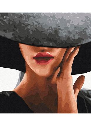 Картина за номерами "дама з секретом" bs30651 (48x60 см l)