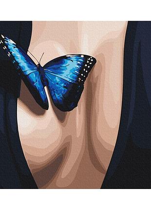 Картины по номерам «blue flutter» bs53938 (48x60 см l)