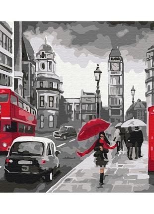 Картина за номерами "дощовий лондон" bs34828 (48x60 см l)
