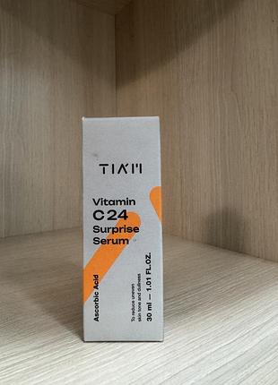 Сироватка для обличчя tiam vitamin c 24 surprise serum 30ml