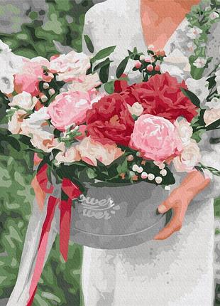 Картины по номерам «цветы в подарок» bs52851 (48x60 см l)