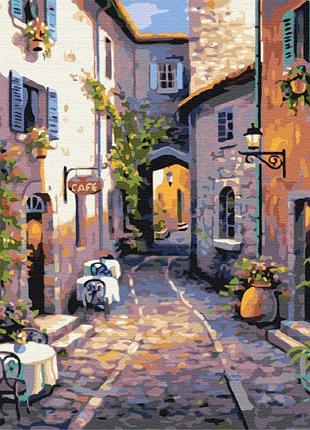 Картина за номерами "тиха вуличка" bs4659 (48x60 см l)