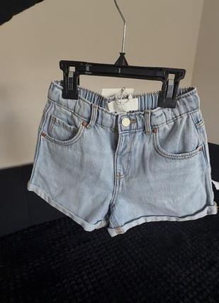Шорти ждинсові zara , 110-116 р